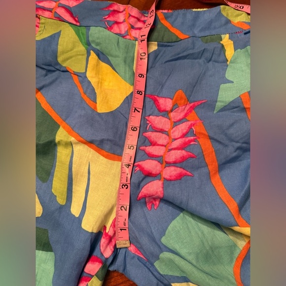 Tropical Floral Wide-Leg Pants by Christian Soriano-Size Small-NWT - Picture 8 of 9